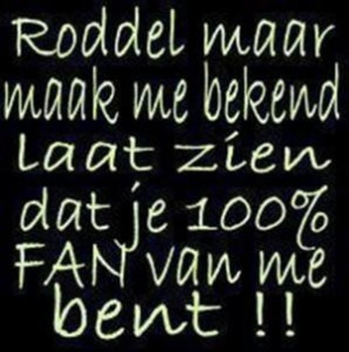 Roddel maar