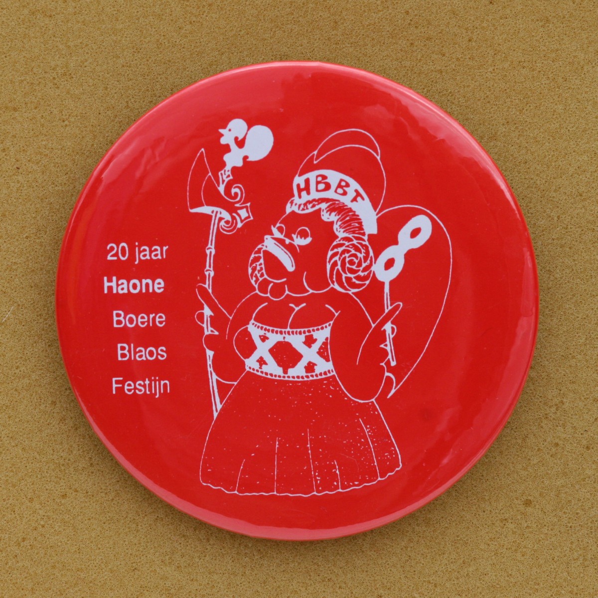 1992 HBBF 20 jaar Button