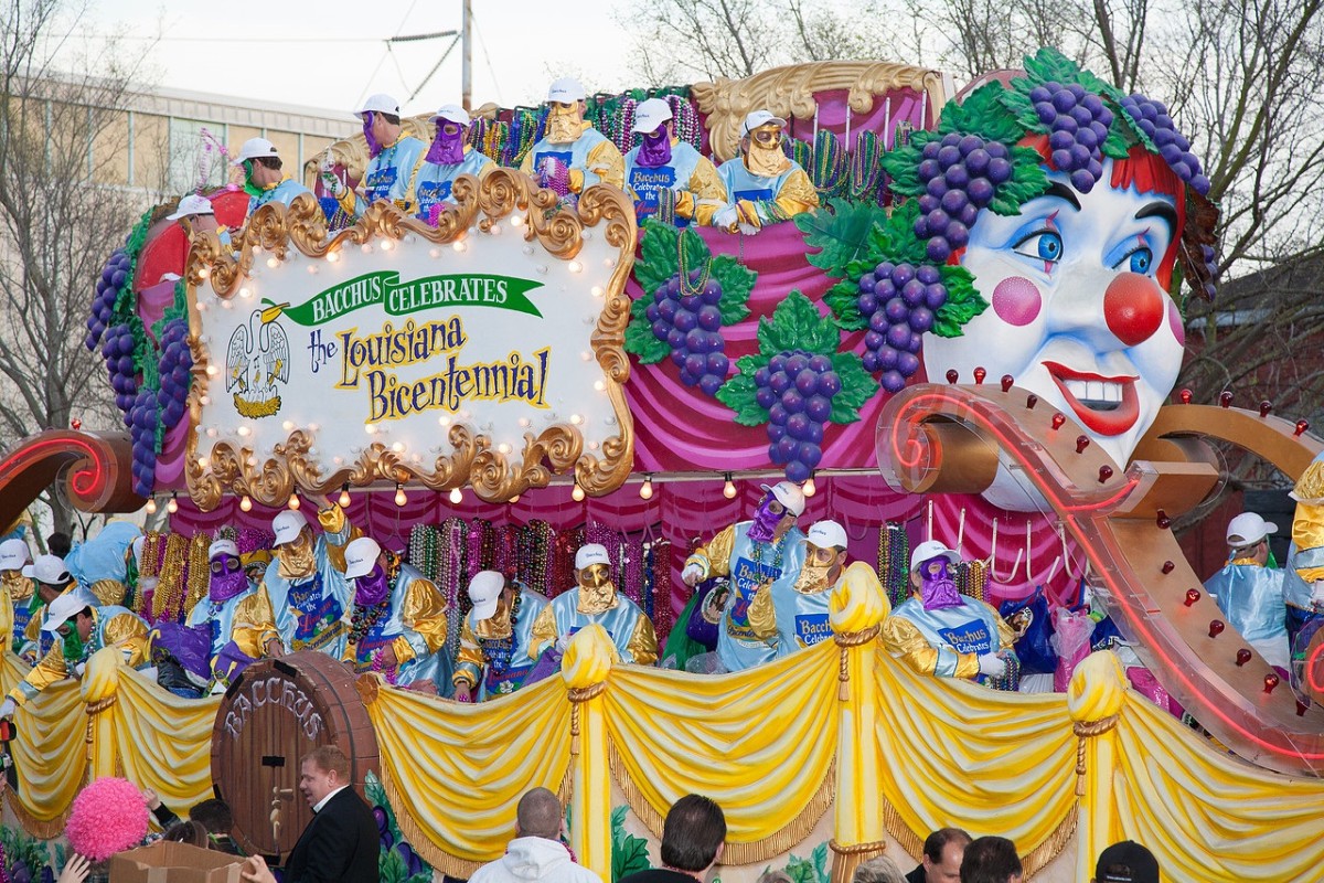 Mardi Gras Bacchus Float